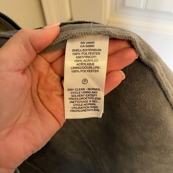 Women's Grey Pendleton Fleece Lined Water Resistant Jacket - Medium - Picture 6 of 6